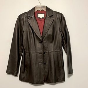 Worthington womens leather jacket